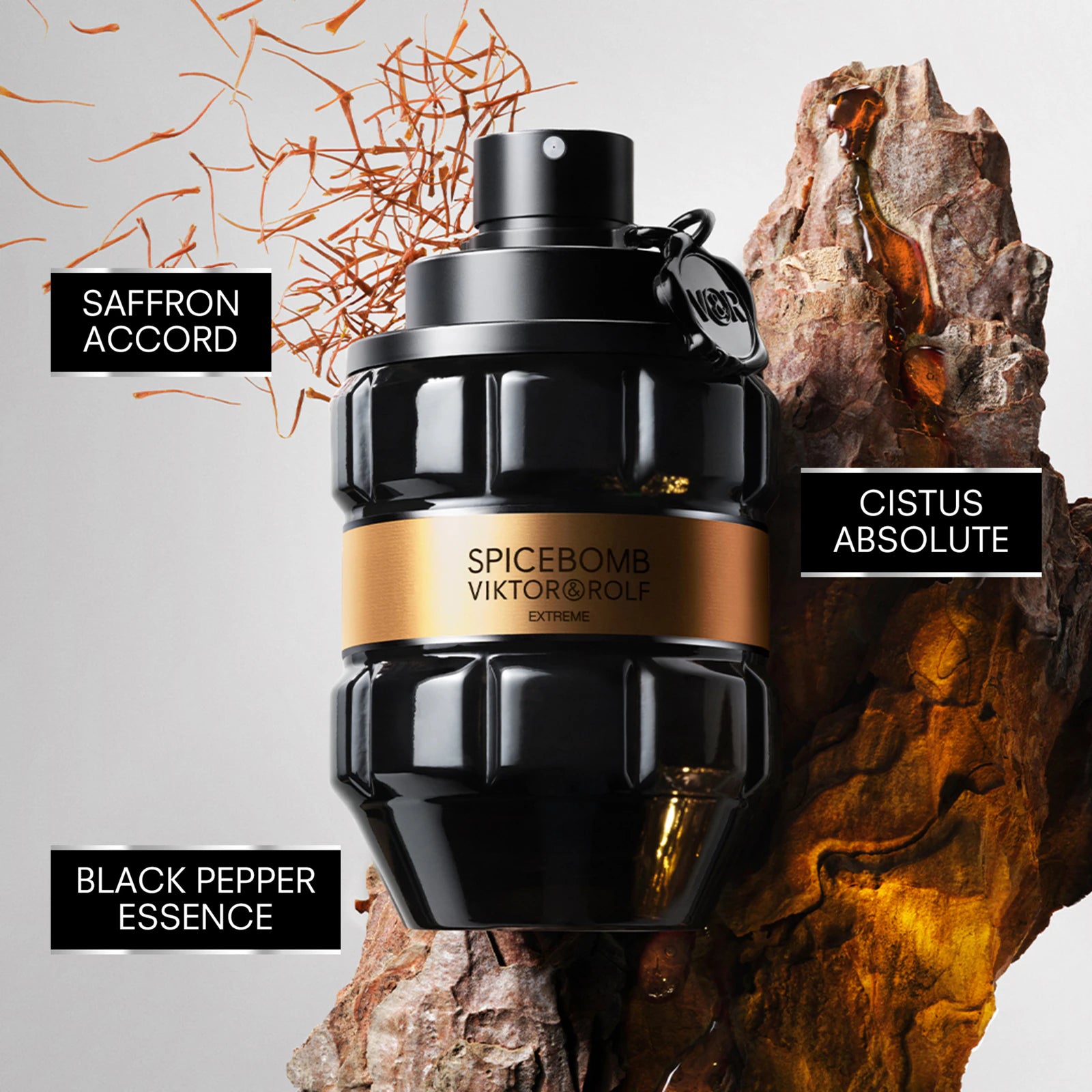 Viktor & Rolf Spicebomb Flakon - würziger Herrenduft mit Rosa Pfeffer und Tabak - 2ml Parfum Probe DFP
