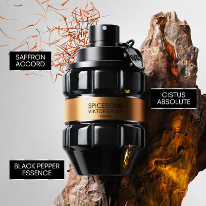 Viktor & Rolf Spicebomb Flakon - würziger Herrenduft mit Rosa Pfeffer und Tabak - 2ml Parfum Probe DFP