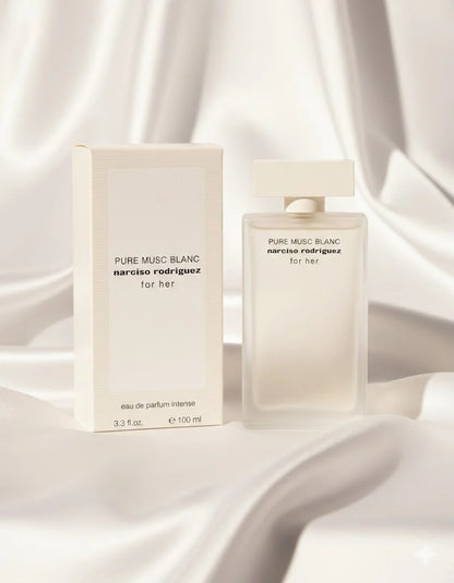 Narciso Rodriguez For Her Pure Musc Blanc Abfüllung – femininer Duft mit Moschus, Jasmin und Vanille – Parfum Probe DFP